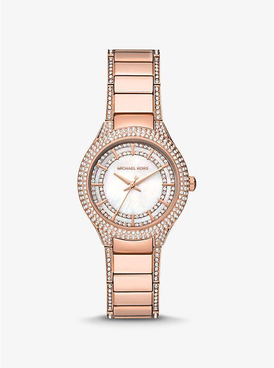Reloj Dama MICHAEL KORS Cristales Swarovski Oro Rosado Cod. 2072-0