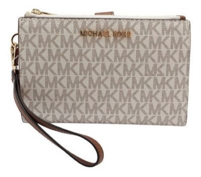 BILLETERA / PORTA CELULAR MICHAEL KORS DAMA COLOR VAINILLA COD. 8637-1