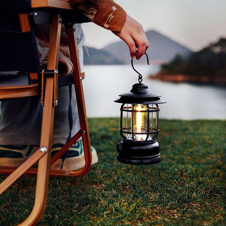 Farol Recargable Lampara Camping Portatil Colgante Lau-0
