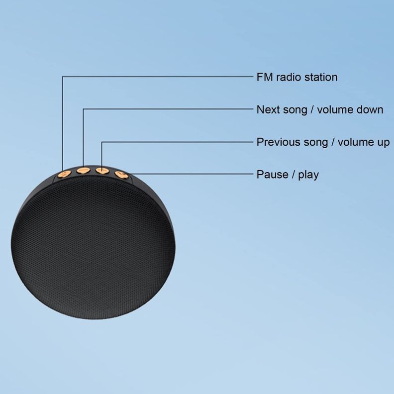 Altavoz Inhalambrico Bluetooth Transmision Volumen Rondon-3
