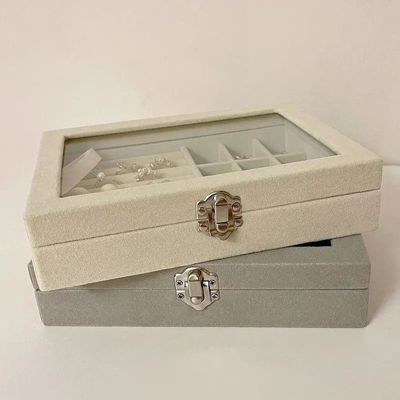 Joyero Caja Exhibición Estuche Organizador Joyas Jer -1