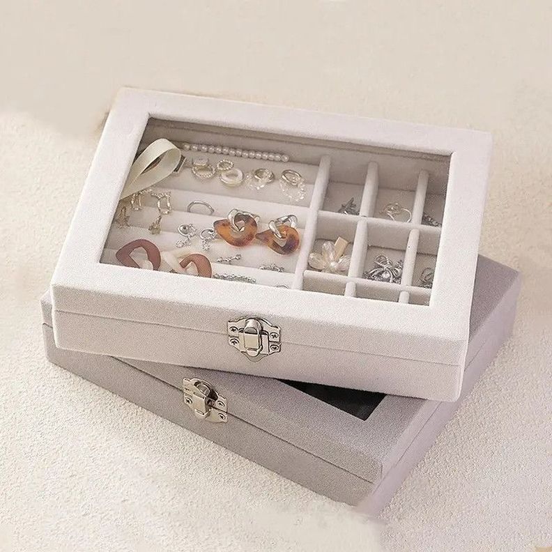 Joyero Caja Exhibición Estuche Organizador Joyas Jer -6