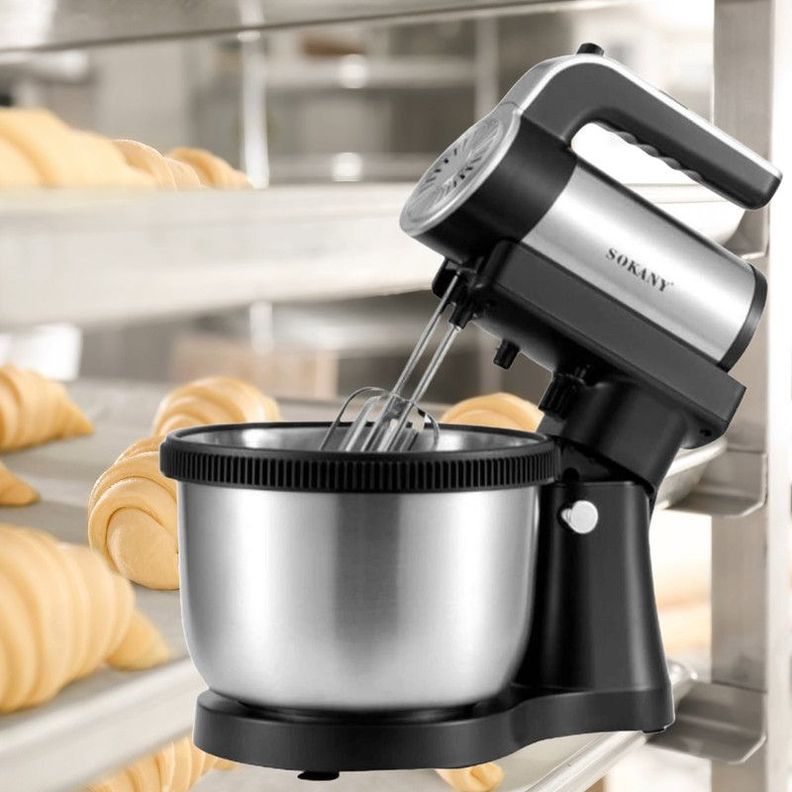 Batidora Pedestal 4L Profesional 1000W 5V Mezclador Lau-5