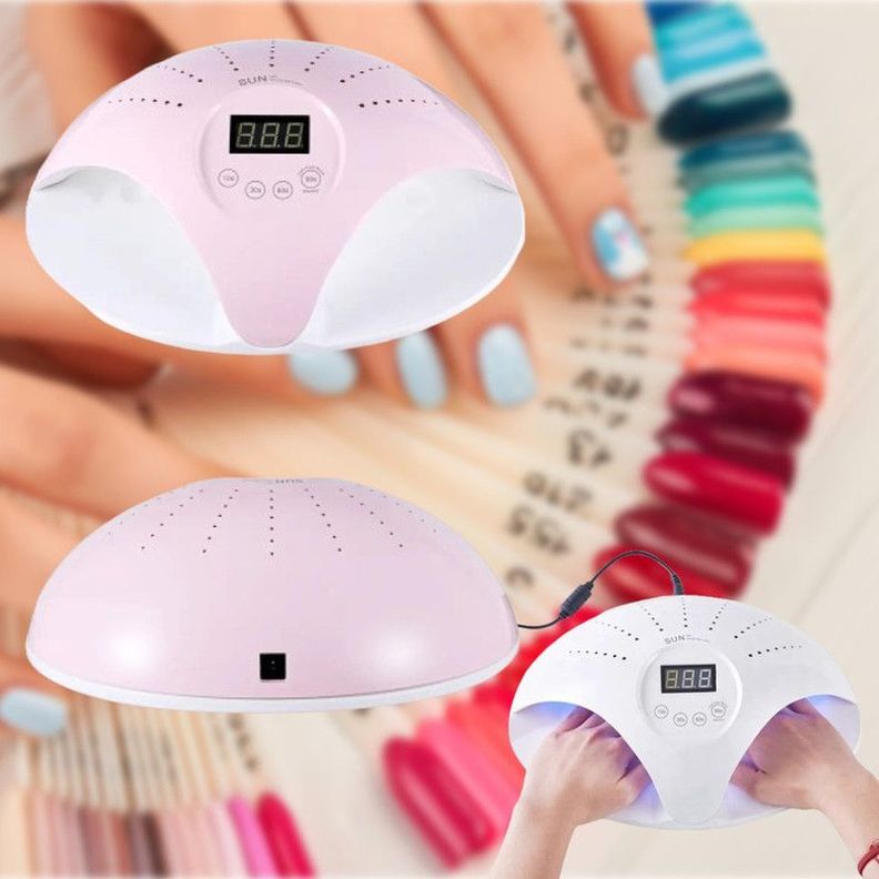 Lampara Uv LED Secado Doble Manicura Gel 48W Lau-5