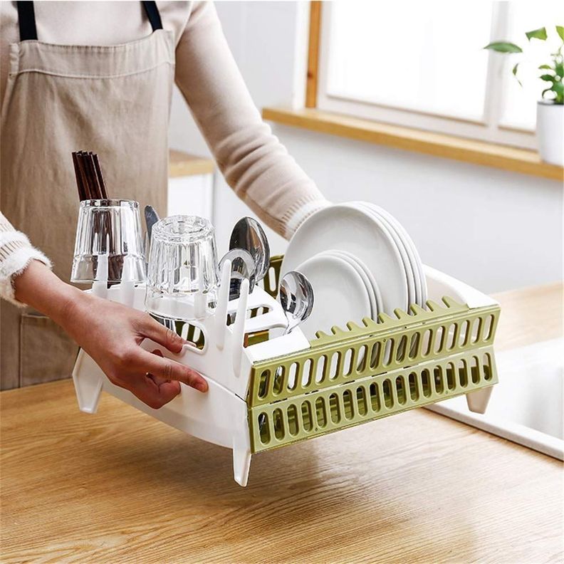 Escurridor Platos Plegable Cocina Estante Secado Rondon-3