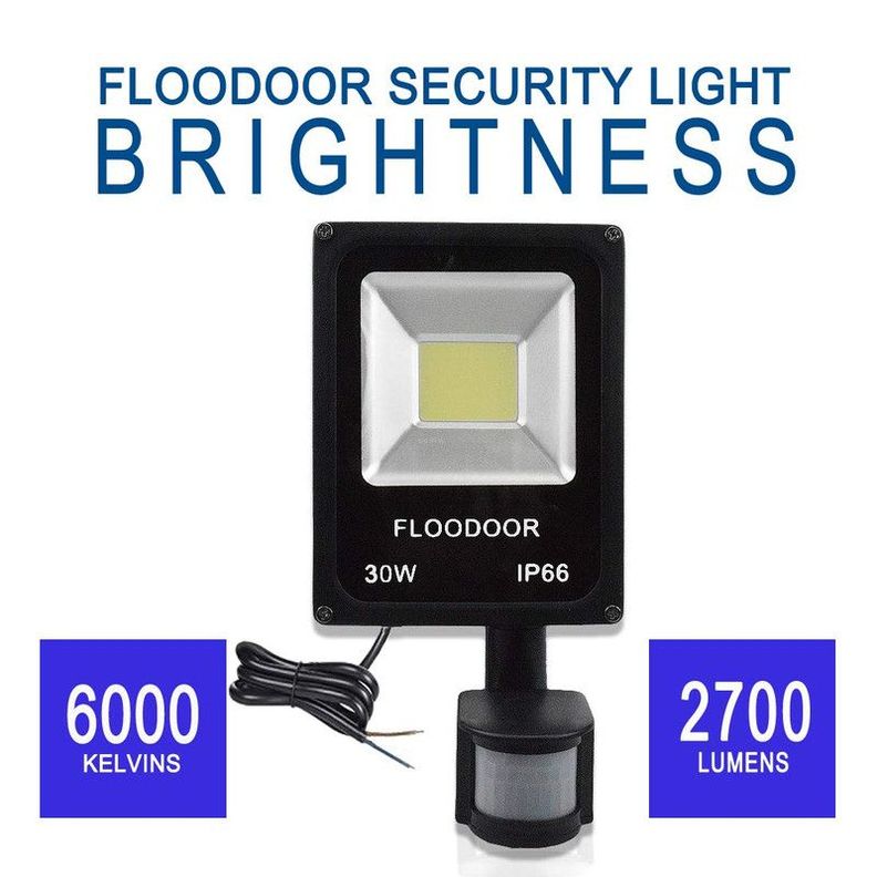 Reflector Luz Led con Sensor Movimiento Impermeable Rondon-3