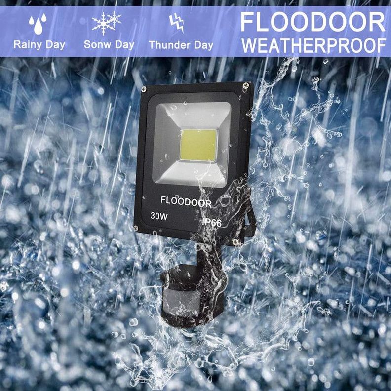 Reflector Luz Led con Sensor Movimiento Impermeable Rondon-6