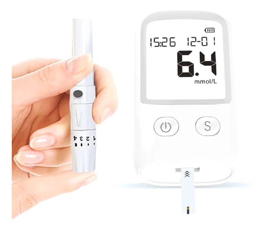 Glucómetro Monitor Portátil Tiras Lancetas Precisa Lau-0