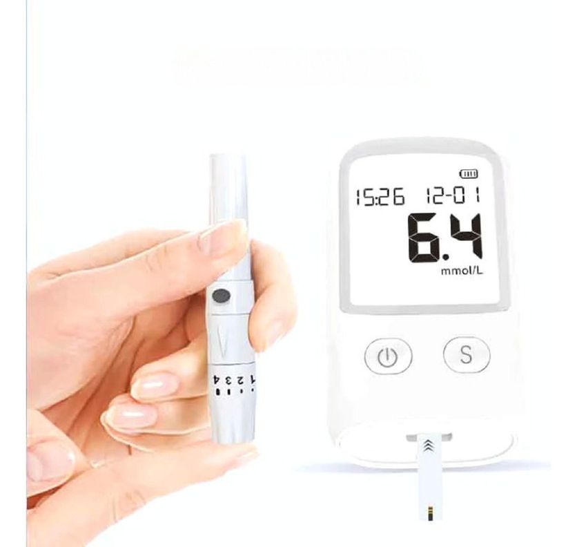 Glucómetro Monitor Portátil Tiras Lancetas Precisa Lau-1