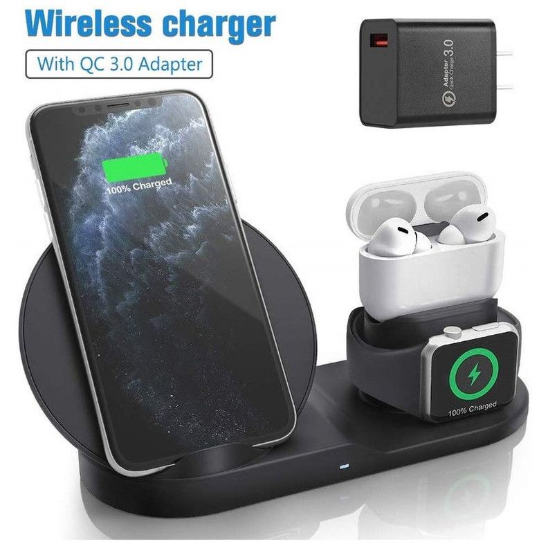 Cargador Inalámbrico Soporte Apple Watch Celular Rondon-1
