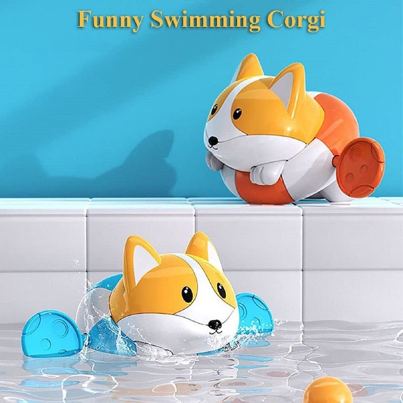 Set 3 Juguetes Baño Agua Diseño Perro Coryi Niños Lau-5