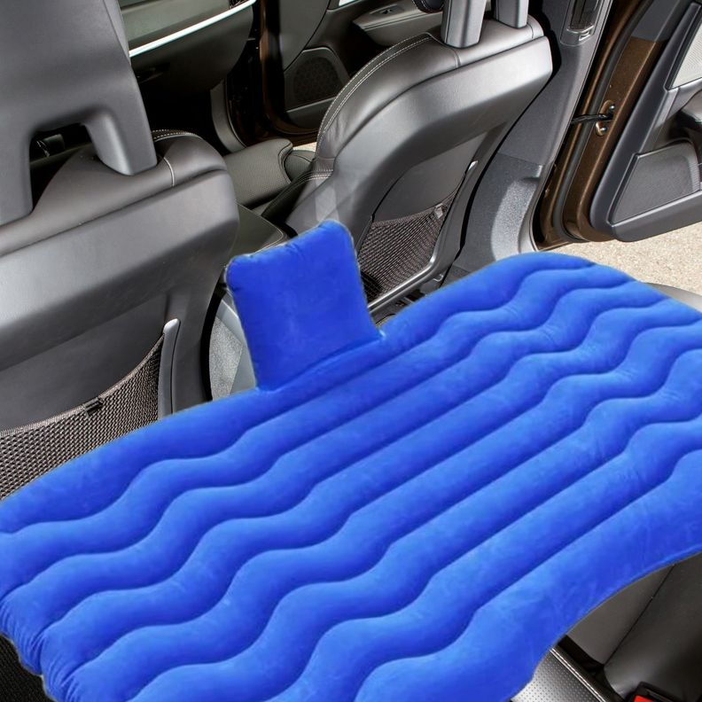 Colchón Inflable Autos Camioneta Almohadas Compresor Rondon-4