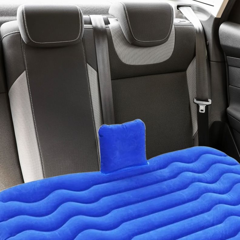 Colchón Inflable Autos Camioneta Almohadas Compresor Rondon-6