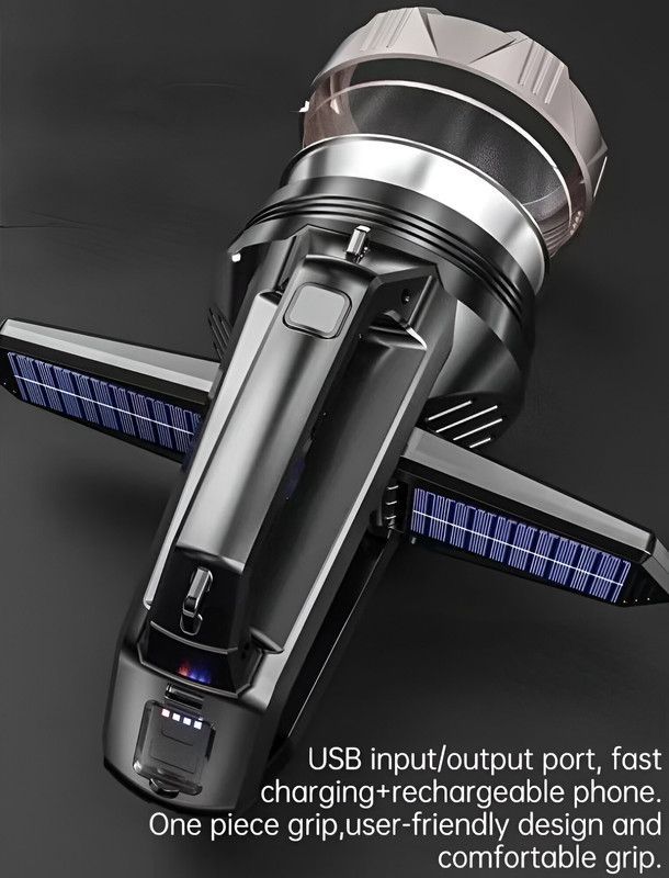 linterna Mano Recargable Luces LED Exterior Rondon-9