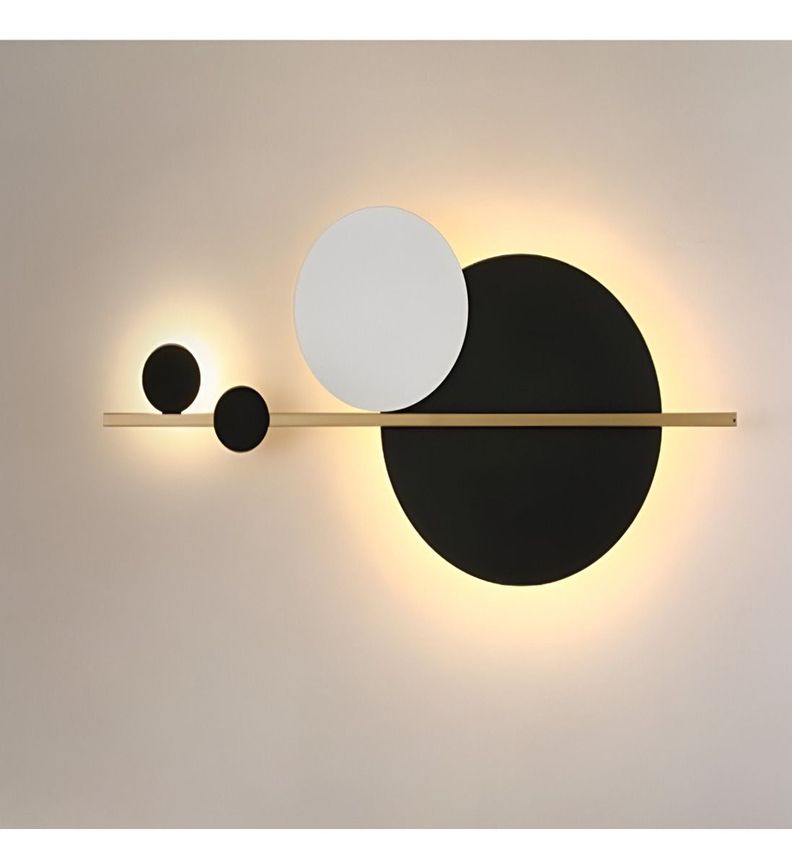 Aplique Pared Decorativo Circulares LED Interiores Jhn-1