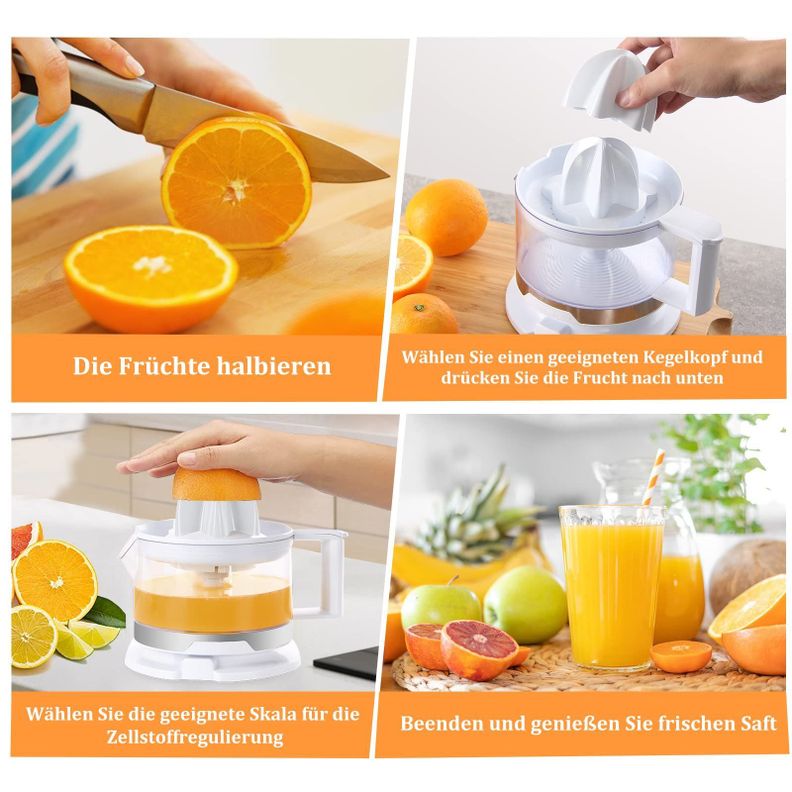 Exprimidor Limón Conos Pulpa Cocina Cítrico Rondon-6