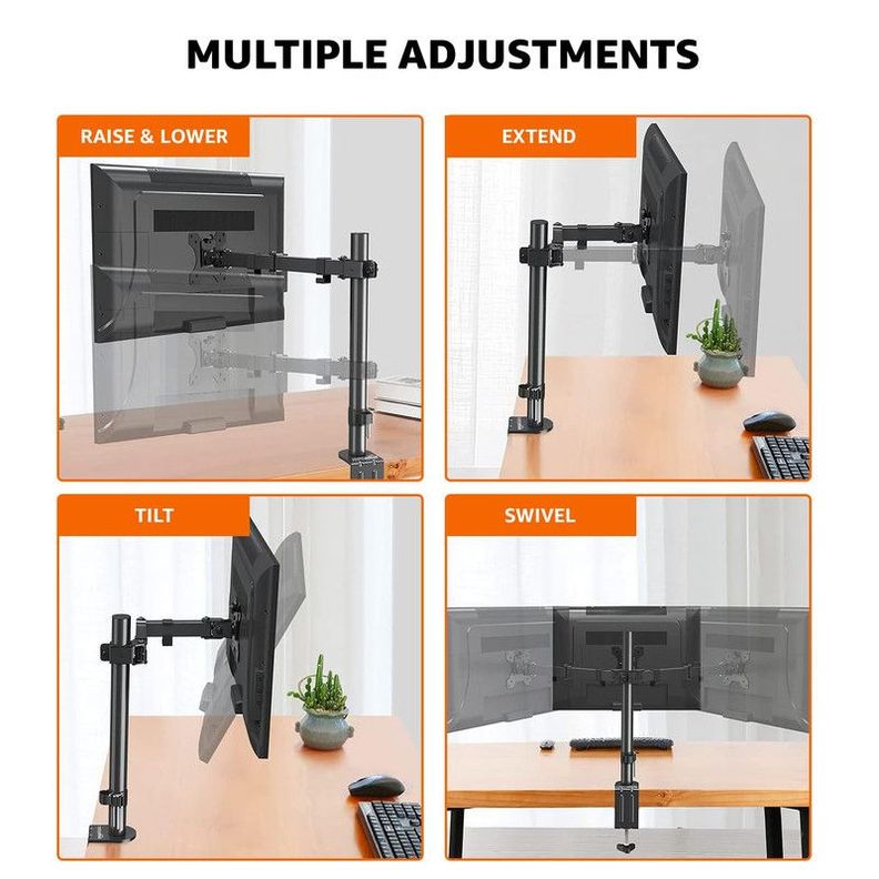 Soporte Monitor Único Pantalla Brazo Giratorio Rondon-7