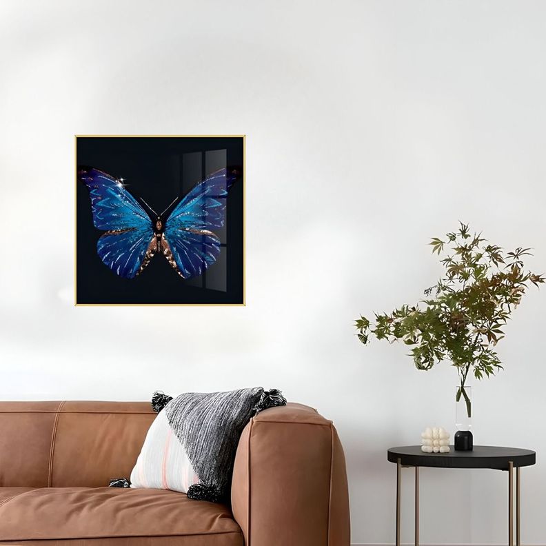 Decoración Pared Arte Pintura Mariposa Abstracta Moderno Jhn-8
