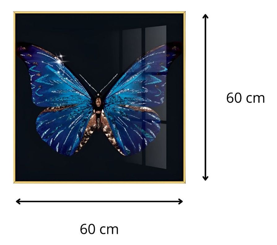 Decoración Pared Arte Pintura Mariposa Abstracta Moderno Jhn-9