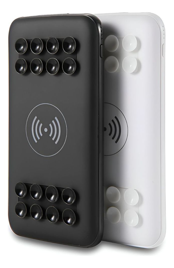 Cargador Inalámbrico Portátil Doble USB Ventosa Silicona-5