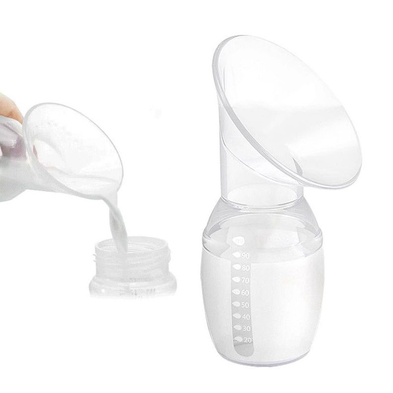Set 4 Extractor Leche Silicona Manual Mamas Bebes Lau-3