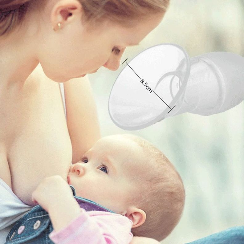 Set 4 Extractor Leche Silicona Manual Mamas Bebes Lau-6