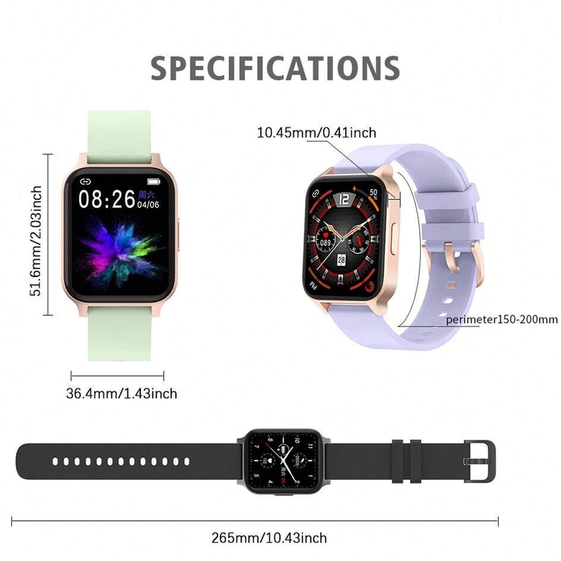 
Reloj Inteligente Unisex Llamar Bluetooth Smartwatch Rondon-7