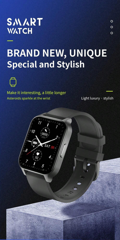 
Reloj Inteligente Unisex Llamar Bluetooth Smartwatch Rondon-8