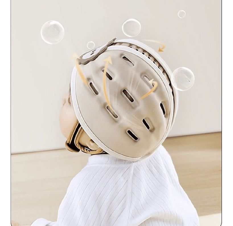 Cascos Antigolpes Diseño Leon Protector Suave Bebes Lau-1
