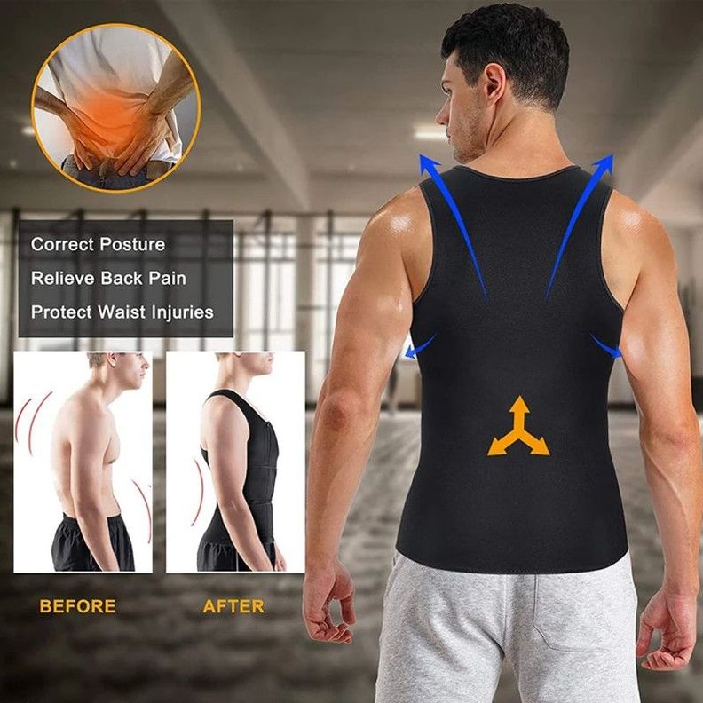 Faja Reductora Moldeador Hombre Barriga Fitness Rondon-9