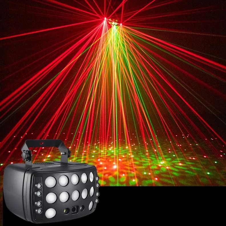 Luz Escenario Discoteca 4 En 1 Club Baile Fiesta Jer -6