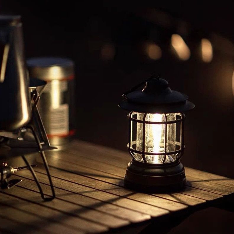 Lámpara LED Queroseno Acampar AA USB Camping Exterior Rondon-1