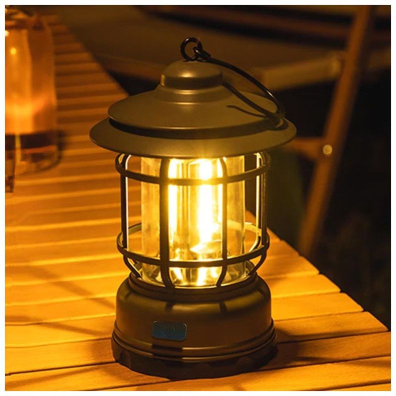 Lámpara LED Queroseno Acampar AA USB Camping Exterior Rondon-2