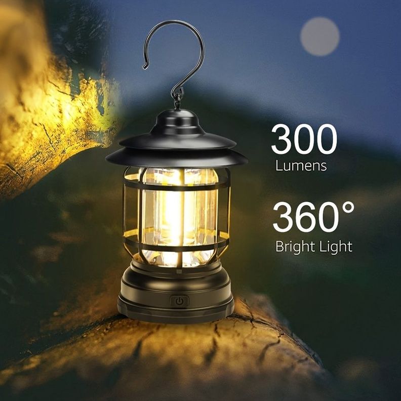 Lámpara LED Queroseno Acampar AA USB Camping Exterior Rondon-4