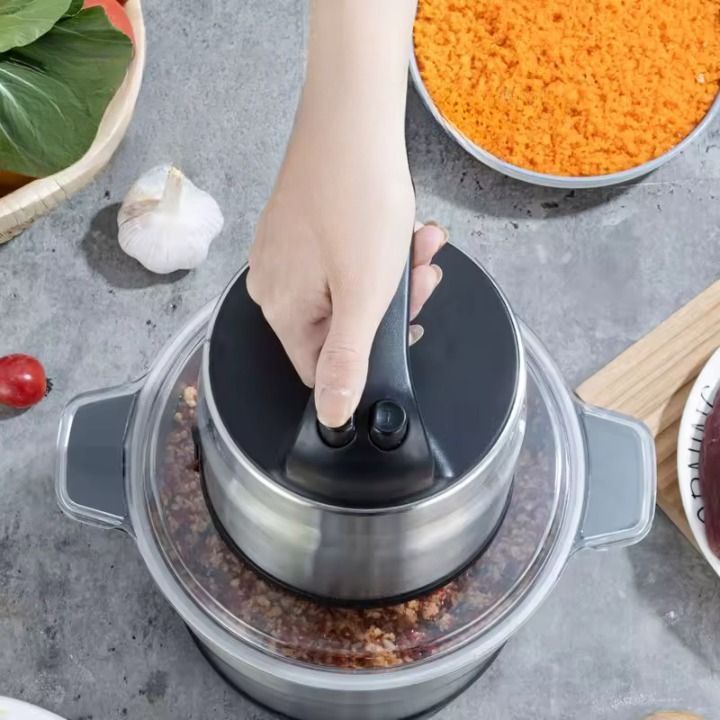 Procesador Alimentos Multiusos Picadora Acero Inoxidable Jhn-6