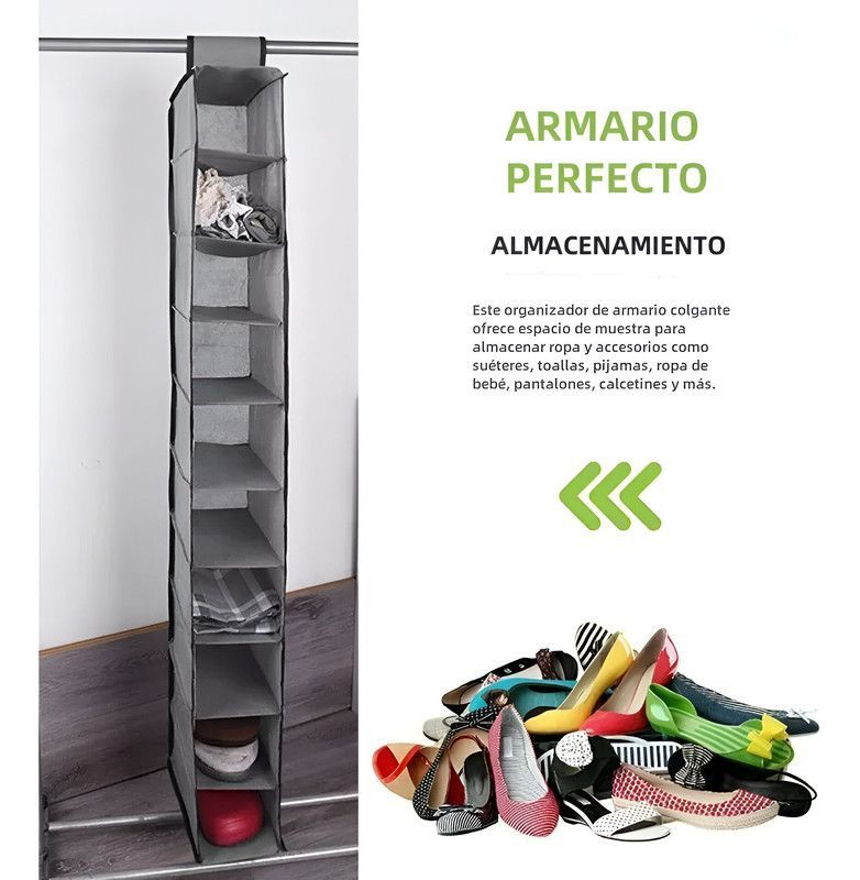 Estante Zapatero Colgante Zapatos Ahorro Espacio Rondon-4