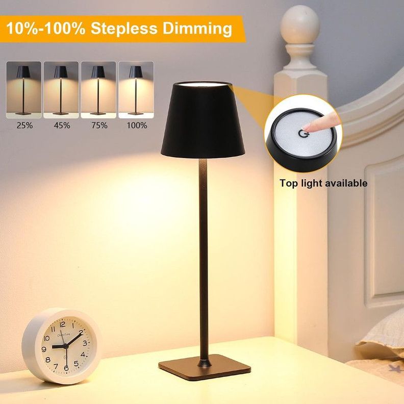 Lampara Mesa Portatil Moderna Pro LED Escritorio Lau-1