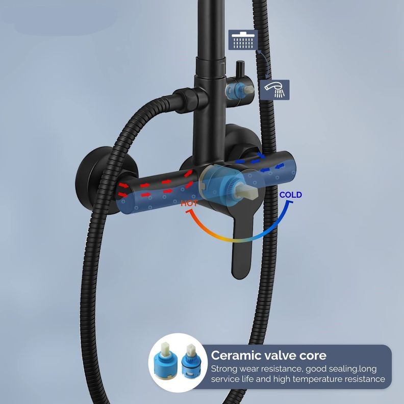 Columna Ducha Hogar Baño Agua Llave Excelente Calidad Rondon-3