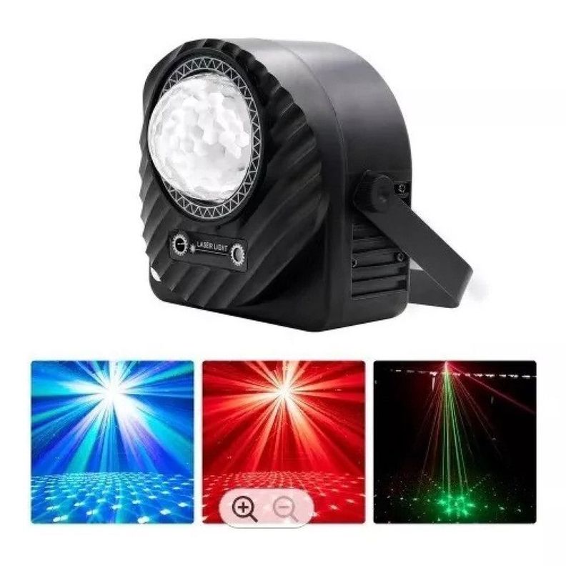 Luces Discoteca Iluminacion Led Fiestas Rgb Dj Girar Rondon-9