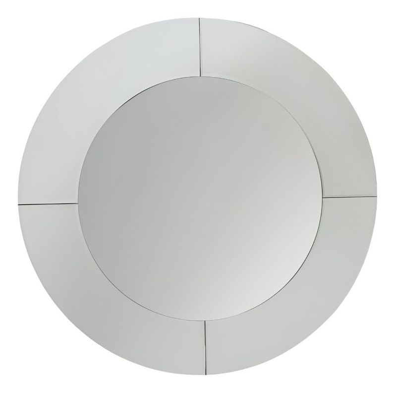 Espejo Pared Redondo Elegante Borde Espejo Decorativo Jhn-0