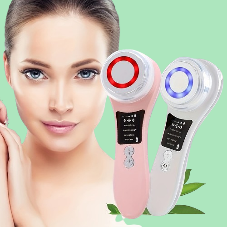 Masajeador Manual Portatil Rostro Utrasonico Juventud Rondon-7