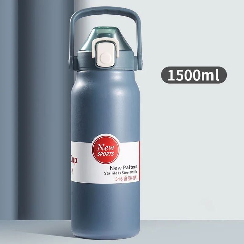 Botella Agua Bebe Niño Deporte Adecuada Portatil Rondon-5