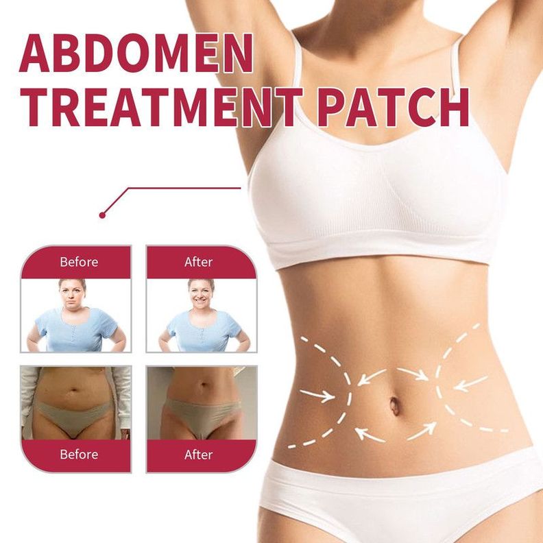 Set 4 Cajas Parche Adelgazante Abdomen Reductor  Lau-1