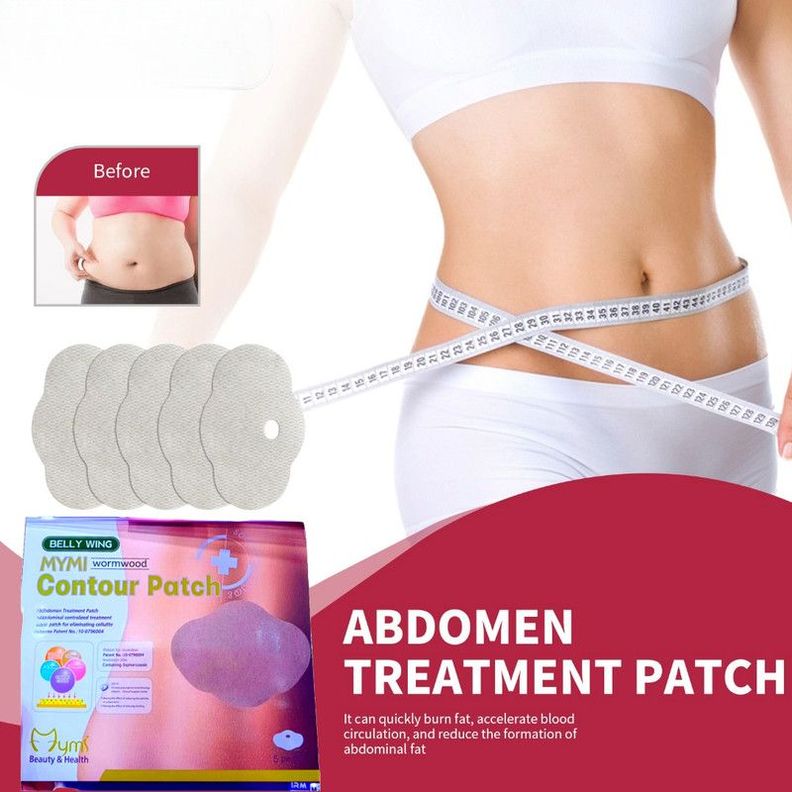 Set 4 Cajas Parche Adelgazante Abdomen Reductor  Lau-5