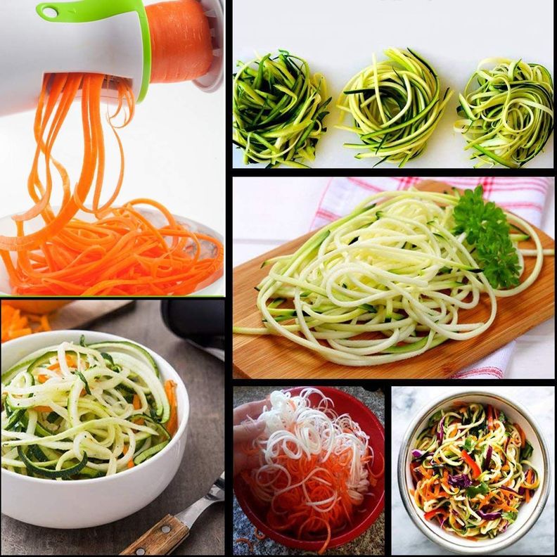 Espiralizador Verduras Máquina Fideos Calabacín Corte Rondon-7