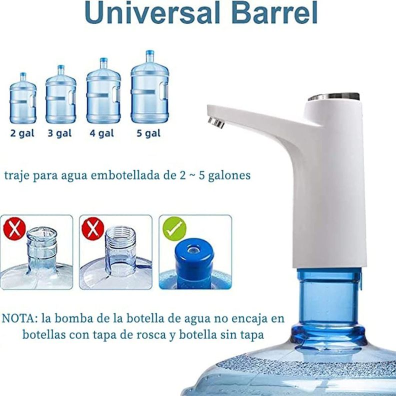 Dispensador Agua Inteligente Usb Portátil Bombeo Rondon-4