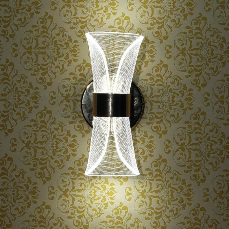 Aplique Pared Luz LED Interiores Exteriores Moderna Lau-1