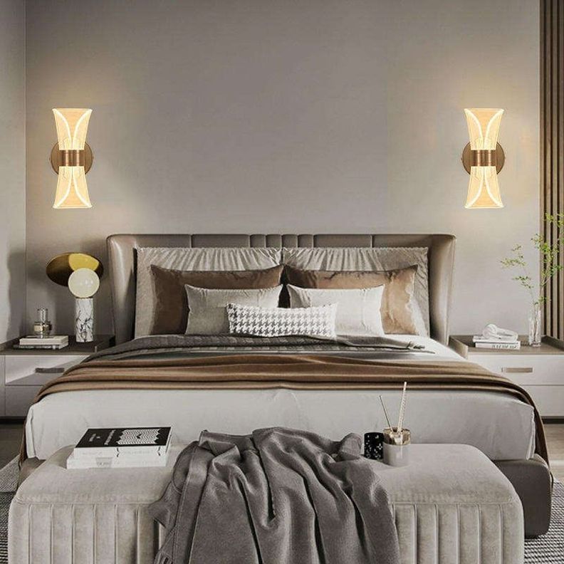 Aplique Pared Luz LED Interiores Exteriores Moderna Lau-5