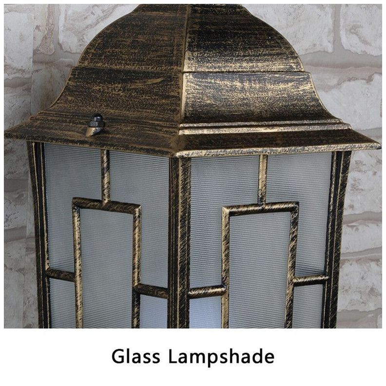 Aplique Pared Cristal Bohemio Europeo Impermeable Rondon-7