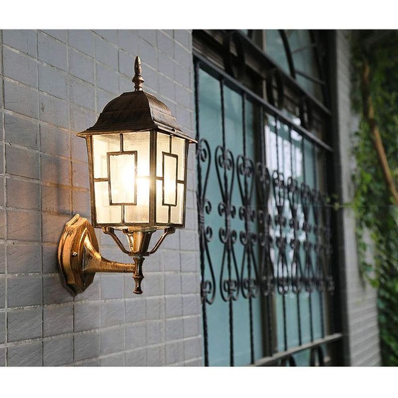 Aplique Pared Cristal Bohemio Europeo Impermeable Rondon-4